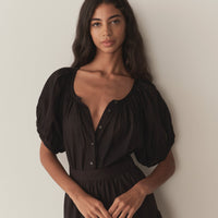 JUNE TOP -- BLACK