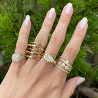 Diamond Pinky Ring