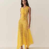 ANGELINE DRESS -- CITRUS