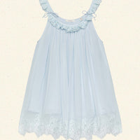CECILIA DRESS -- ALICE BLUE