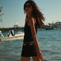 CYNTHIA DRESS -- BLACK