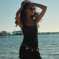 CYNTHIA DRESS -- BLACK
