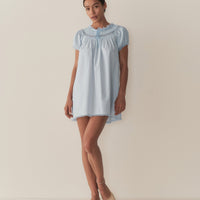 DAPHNE DRESS -- CLOUDLESS SKY