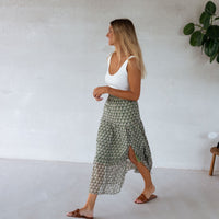 Green Zoe Skirt