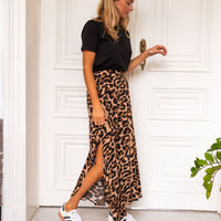Leopard Valou Skirt