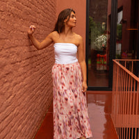 Pink Patterned Esteban Skirt