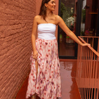Pink Patterned Esteban Skirt