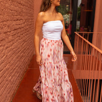 Pink Patterned Esteban Skirt