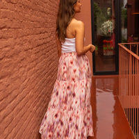 Pink Patterned Esteban Skirt