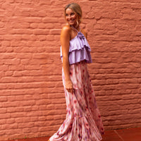 Pink Patterned Esteban Skirt