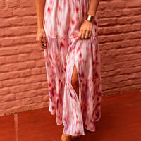 Pink Patterned Esteban Skirt