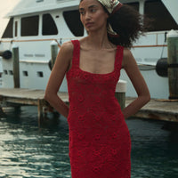 ELOISE DRESS -- RUBY