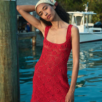 ELOISE DRESS -- RUBY
