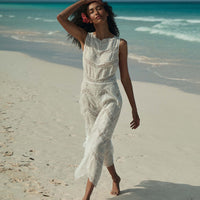 EVANORA DRESS -- SALT
