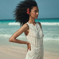 EVANORA DRESS -- SALT