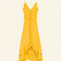 EVELINA DRESS -- GOLDEN ACACIA