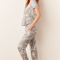 Nadia Cloud Jersey PJ Set in Whisper