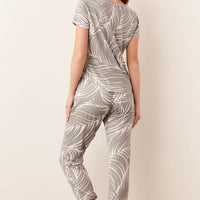 Nadia Cloud Jersey PJ Set in Whisper