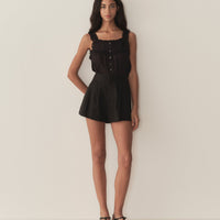 FIDELLA TOP -- BLACK