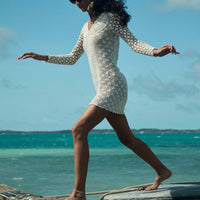 FLORINA DRESS -- PEARL