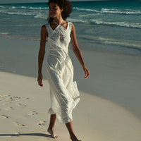 FRIEDA DRESS -- SALT