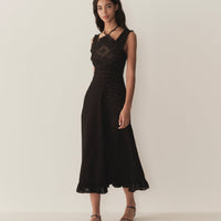 FRIEDA DRESS -- BLACK