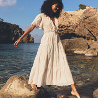 GABRIELLA DRESS -- SALT