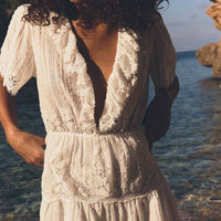 GABRIELLA DRESS -- SALT