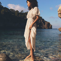 GABRIELLA DRESS -- SALT