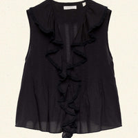 HILDA TOP -- BLACK