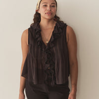 HILDA TOP -- BLACK