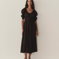 ISCHIA DRESS -- BLACK