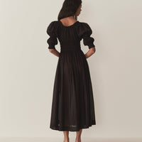 ISCHIA DRESS -- BLACK