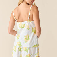 Jenna Cloud Jersey PJ Set in Lemon Spritz