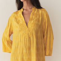 LEONA DRESS -- GILDED MARGUERITE JOLIE