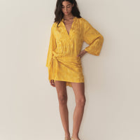 LEONA DRESS -- GILDED MARGUERITE JOLIE