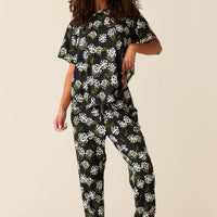 Maddie Cloud Jersey PJ Set in Blossom