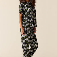 Maddie Cloud Jersey PJ Set in Blossom