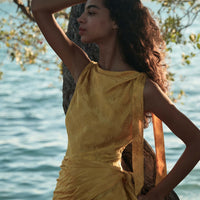MARCELLA DRESS -- GILDED MARGUERITE JOLIE