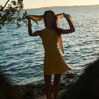 MARCELLA DRESS -- GILDED MARGUERITE JOLIE