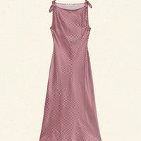 MARISELLE DRESS -- MULBERRY VALENCIA GINGHAM