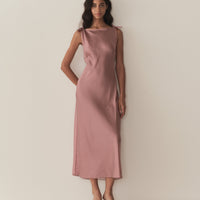 MARISELLE DRESS -- MULBERRY VALENCIA GINGHAM