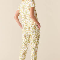 Nadia Cloud Jersey PJ Set in Fleur