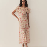 NEVARA DRESS -- FLEURS DE PROVENCE