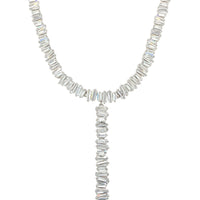 Baguette Lariat Necklace