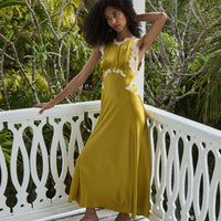 ODELINA DRESS -- OAKMOSS