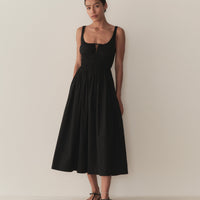 QUILLA DRESS -- BLACK