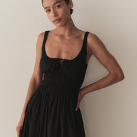 QUILLA DRESS -- BLACK