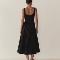 QUILLA DRESS -- BLACK