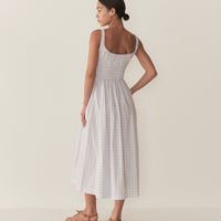 QUILLA DRESS -- MARJORIE GINGHAM